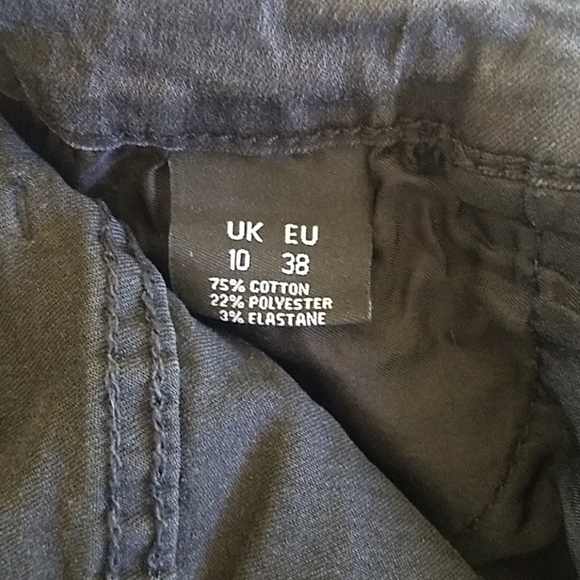 BNWT PRETTY LITTLE THINGS BLACK SQUARE RIP KNEE - Picture 9 of 9